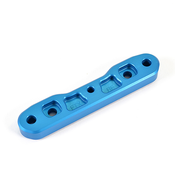 FTX DR8 REAR RF ALUMINIUM LOWER CNC SUSPENSION MOUNT - BLUE - FTX9631B
