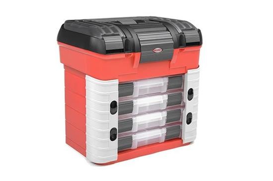 [C-90251] Corally Pit Case 4 Assortment Box Drawers Universal Precut Foam