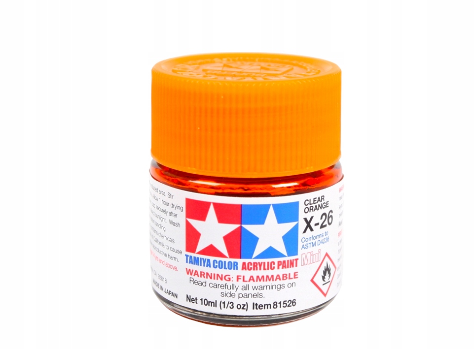 [81526] Tamiya X-26 Clear Orange