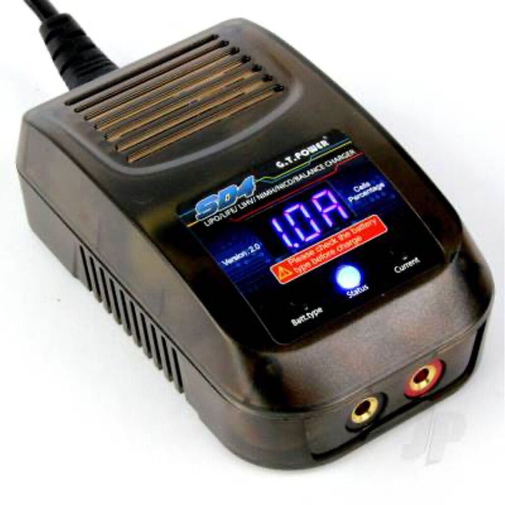 GT Power SD4 20W AC 3A UK Charger LiPo LiFe LiHv NiMH NiCd Balance Charger