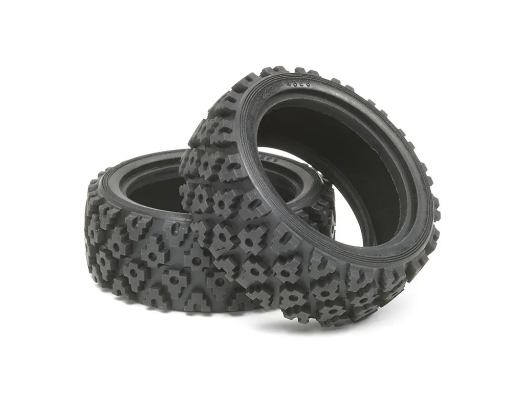 [50476] Tamiya - Rally Block Tire Set (1 pair)