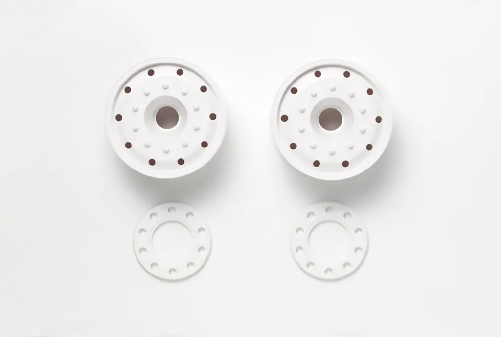 Tamiya - Ball Bearing Wheels 30mm White (2)