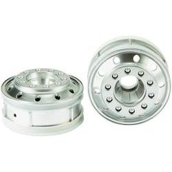 Tamiya 56517 Metal-Plated Front Wheels 22mm Width Matte Finish