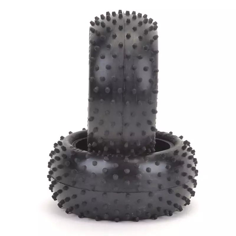 Schumacher Mini Spike 2; Rear Tyres - Yellow (pr)