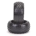 Schumacher Mini Spike 2; Rear Tyres - Yellow (pr)
