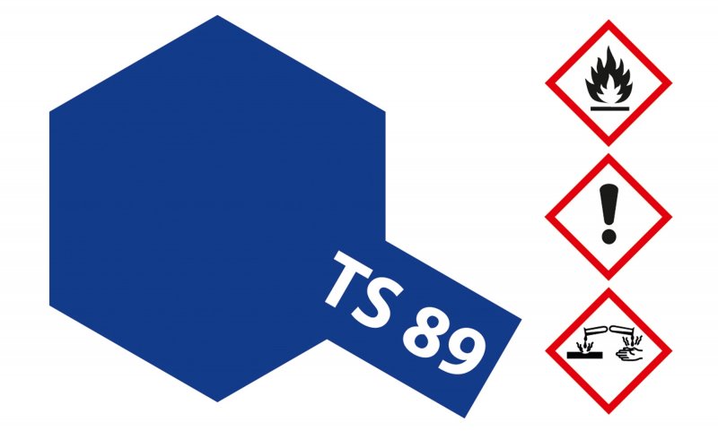 Tamiya Lacquer Spray TS-89 Pearl Blue 100ml 85089