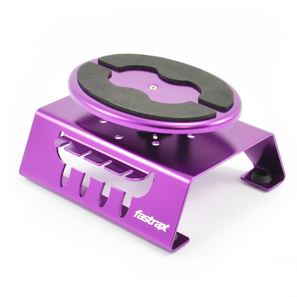 Fastrax Purple Alum Locking Rotating Car Maintenance Stand W/Magnet FAST407P