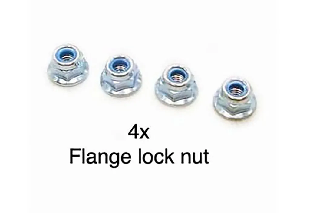 4mm Flange Lock Nut 57602