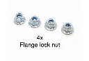4mm Flange Lock Nut 57602