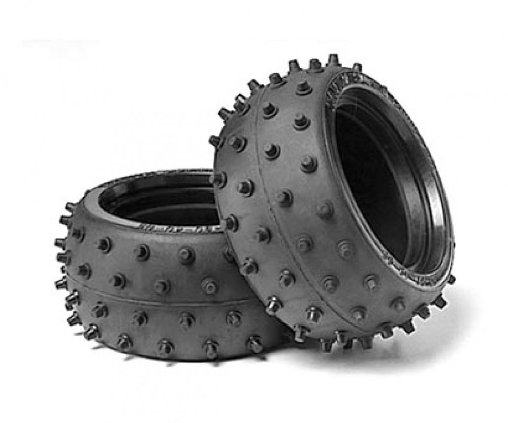 Tamiya - Wide Stud Spike Tire Set 2 : DF01/DT02