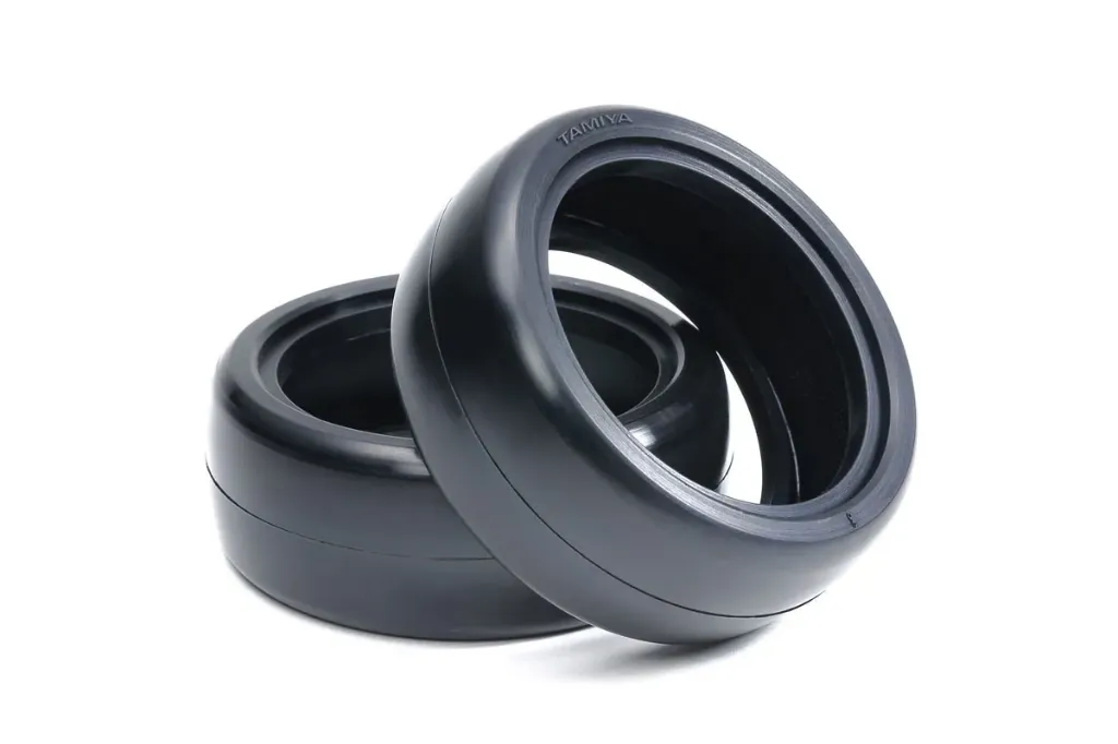TAMIYA Reinforced Racing Tyres Hard 24mm (One Pair)