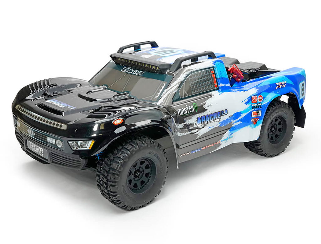 FTX APACHE 2.0 1/10 BRUSHLESS TROPHY TRUCK RTR - BLUE