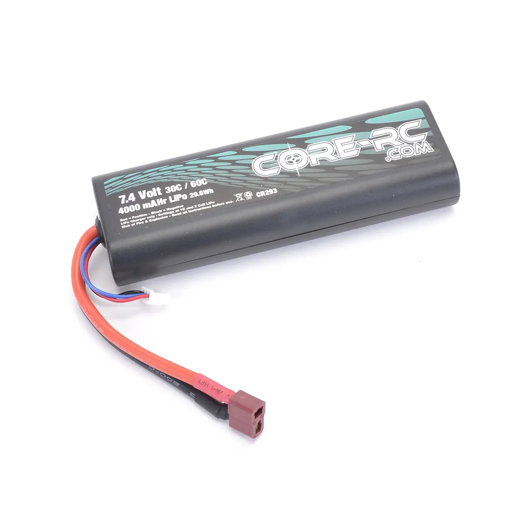 [CR293] CORE RC-4000mAHr 7.4v 30/60C 2S LiPo