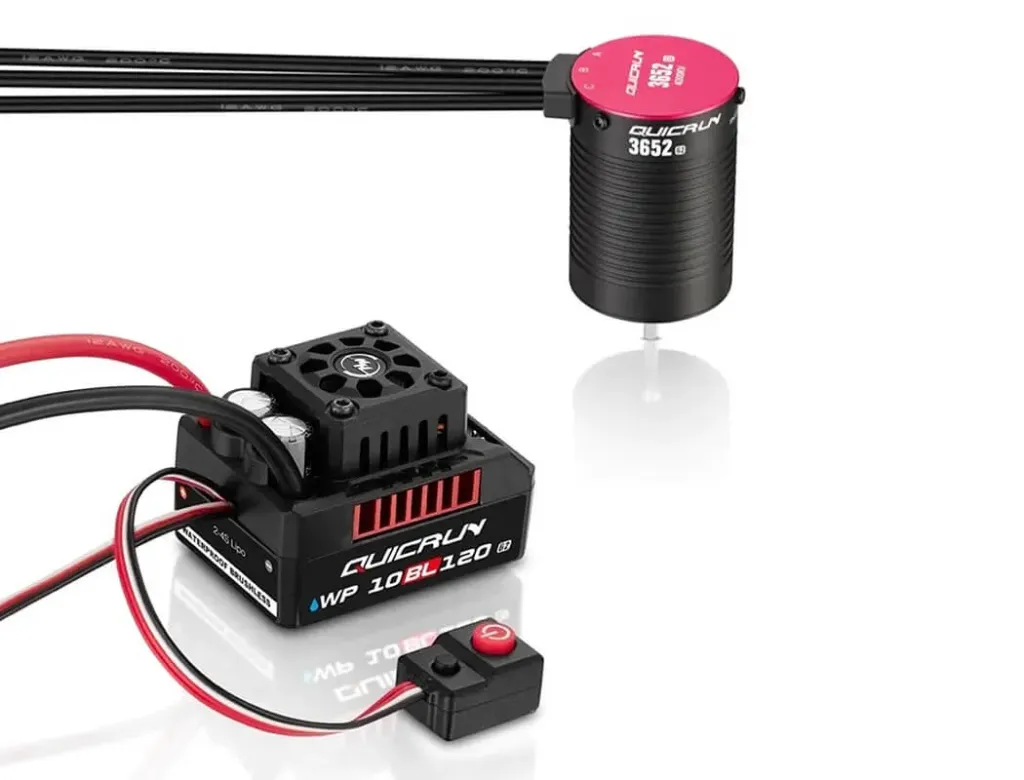 HOBBYWING QUICRUN COMBO ESC G2 WP-10BL120/3652SL 4000KV G2 MOTOR