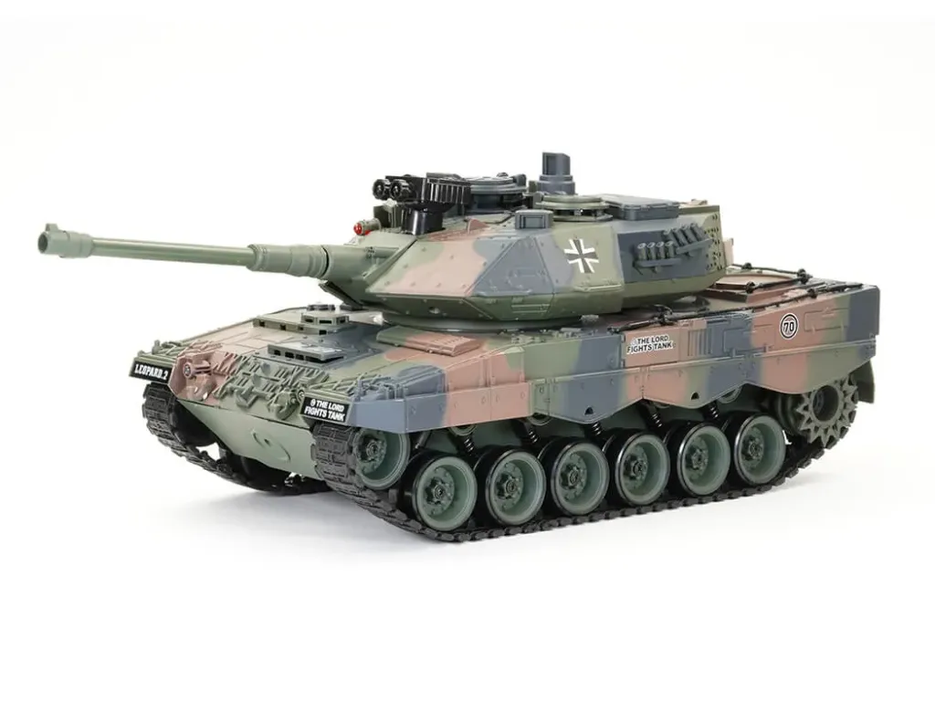 [BT-822] BROTHER TANK RC TANK 1:18 GERMAN LEOPARD 2 CAMO